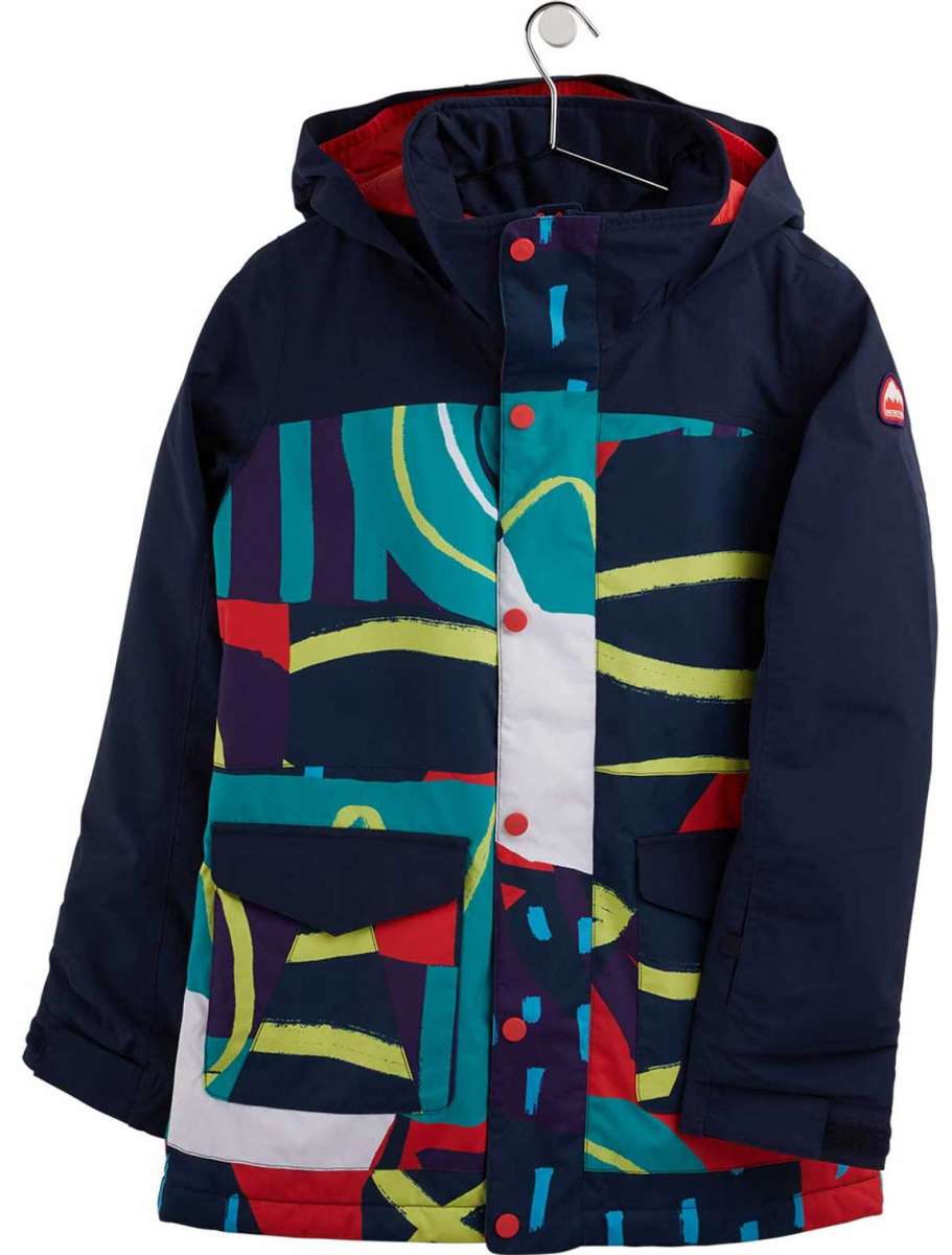 Burton Junior's Elstar Parka Jacket 2021 - Waterproof Winter Coat for Kids, Insulated Snow Jacket with Hood - Perfect for Skiing, Snowboarding & Cold Weather Adventures