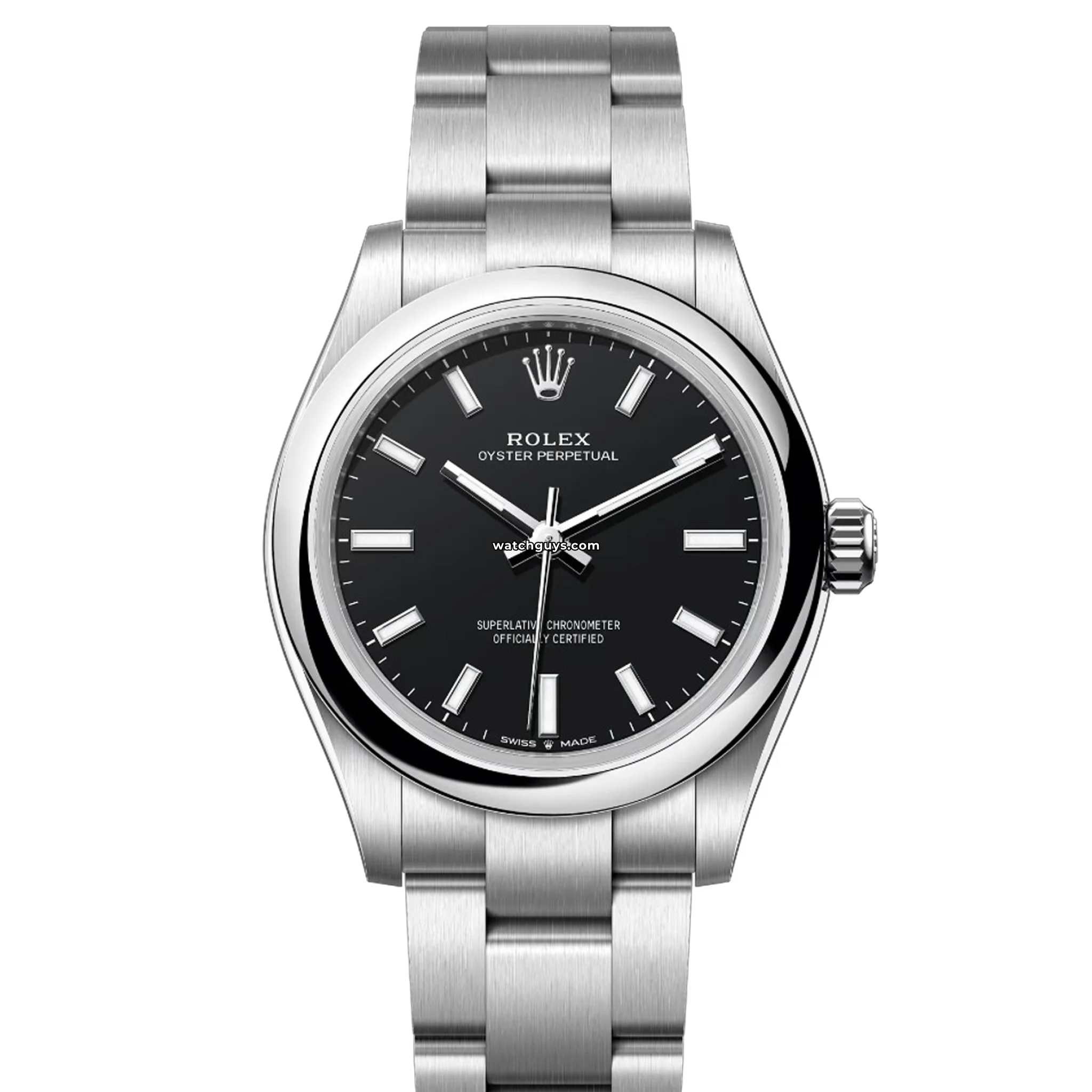 Rolex Oyster Perpetual 277200 Black Dial Stainless Steel Watch - Luxury Timepiece for Men & Women, Perfect for Business, Formal Events & Everyday Wear