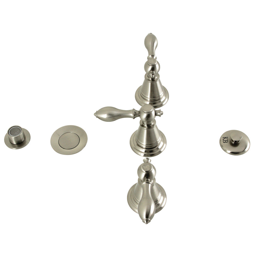 Kingston Brass KB328AL Victorian 3-Handle Bidet Faucet - Elegant Bathroom Fixture for Modern & Classic Bathrooms | Perfect for Spa-Like Luxury & Hygiene