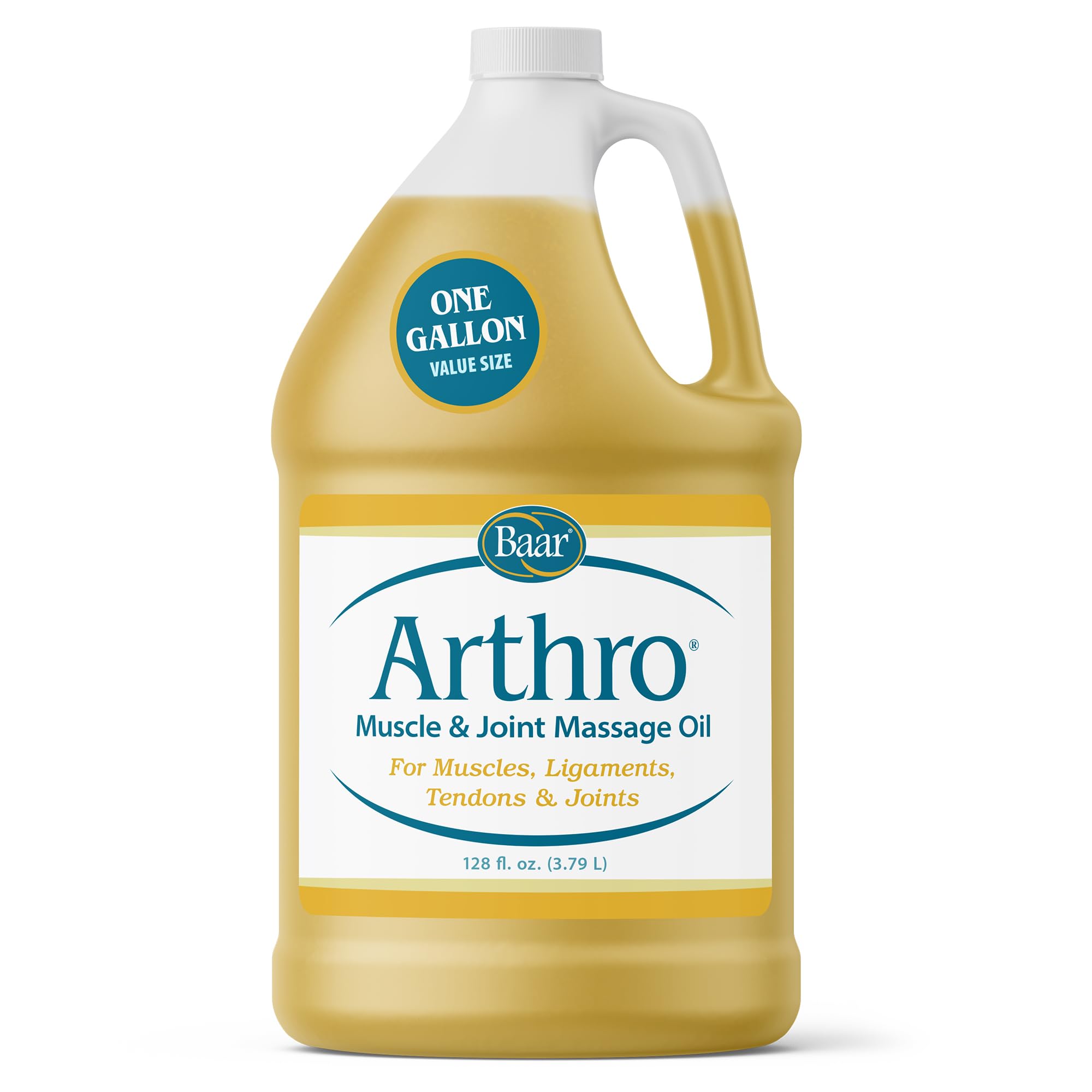 Arthro Muscle and Joint Massage Oil - 1 Gallon for Pain Relief & Relaxation | Ideal for Athletes, Arthritis Sufferers & Post-Workout Recovery