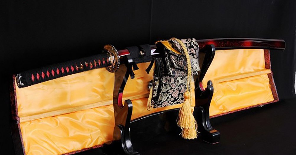 Handmade High Carbon Steel Japanese Katana Sword - Full Tang, Real Sharp Blade - Perfect for Martial Arts, Cosplay, and Collectors
