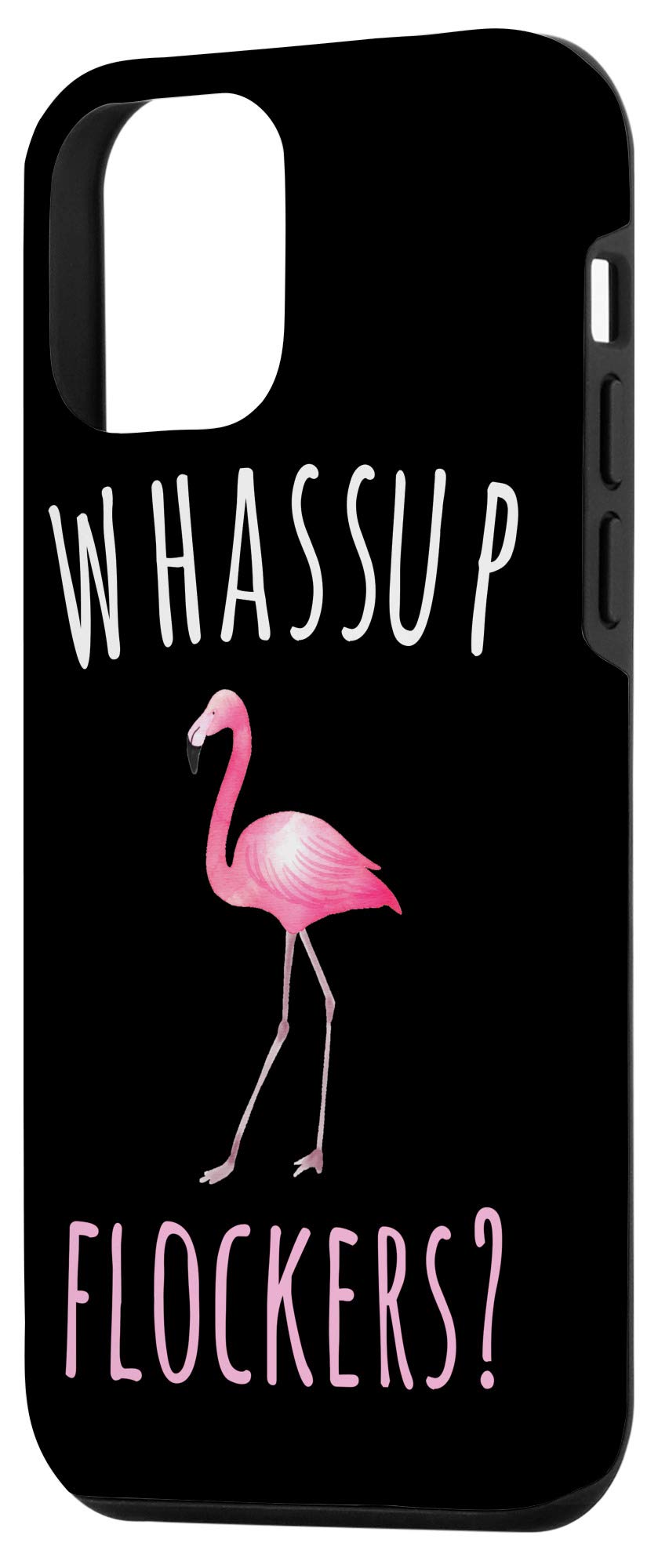 iPhone 12 Mini Flamingo Design Phone Case - Trendy Pink Flamingo Pattern Protective Cover for iPhone 12 Mini - Perfect for Beach, Summer & Tropical Vibes