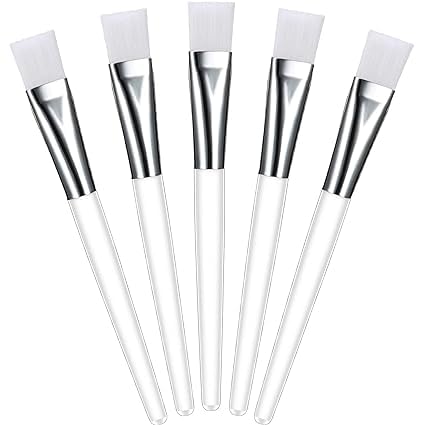 BANIRA Professional Soft Face Pack Brush Set of 3 - Gentle Makeup Brush for Foundation, Concealer & Cream Blending - Suitable for All Skin Types - Perfect for Daily Makeup & Skincare Routine