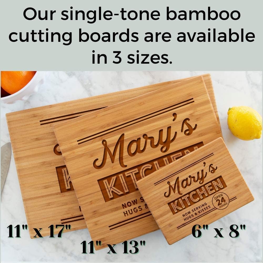 Personalized Wooden Cutting Board for Mom - Custom Engraved Birthday, Mother's Day & Wedding Gift from Daughter - Perfect for Kitchen Decor, Housewarming & Special Occasions