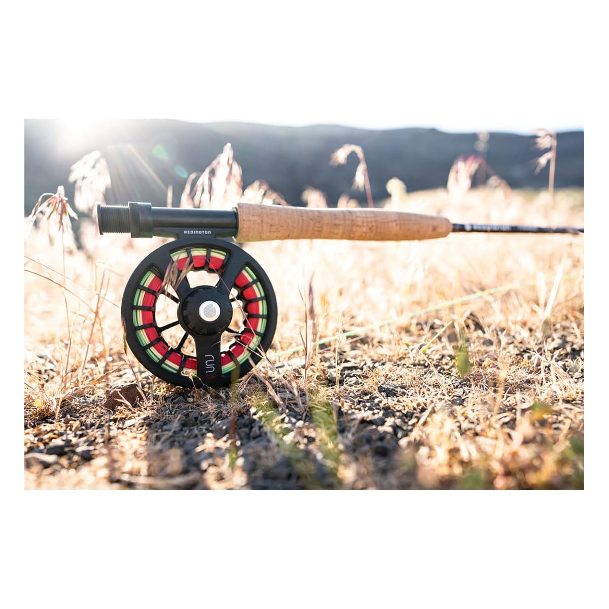 Redington Run Fly Reel 3-4 Weight Black - Lightweight Fly Fishing Reel for Trout & Small Streams - Perfect for Freshwater Fly Fishing & Backcountry Adventures
