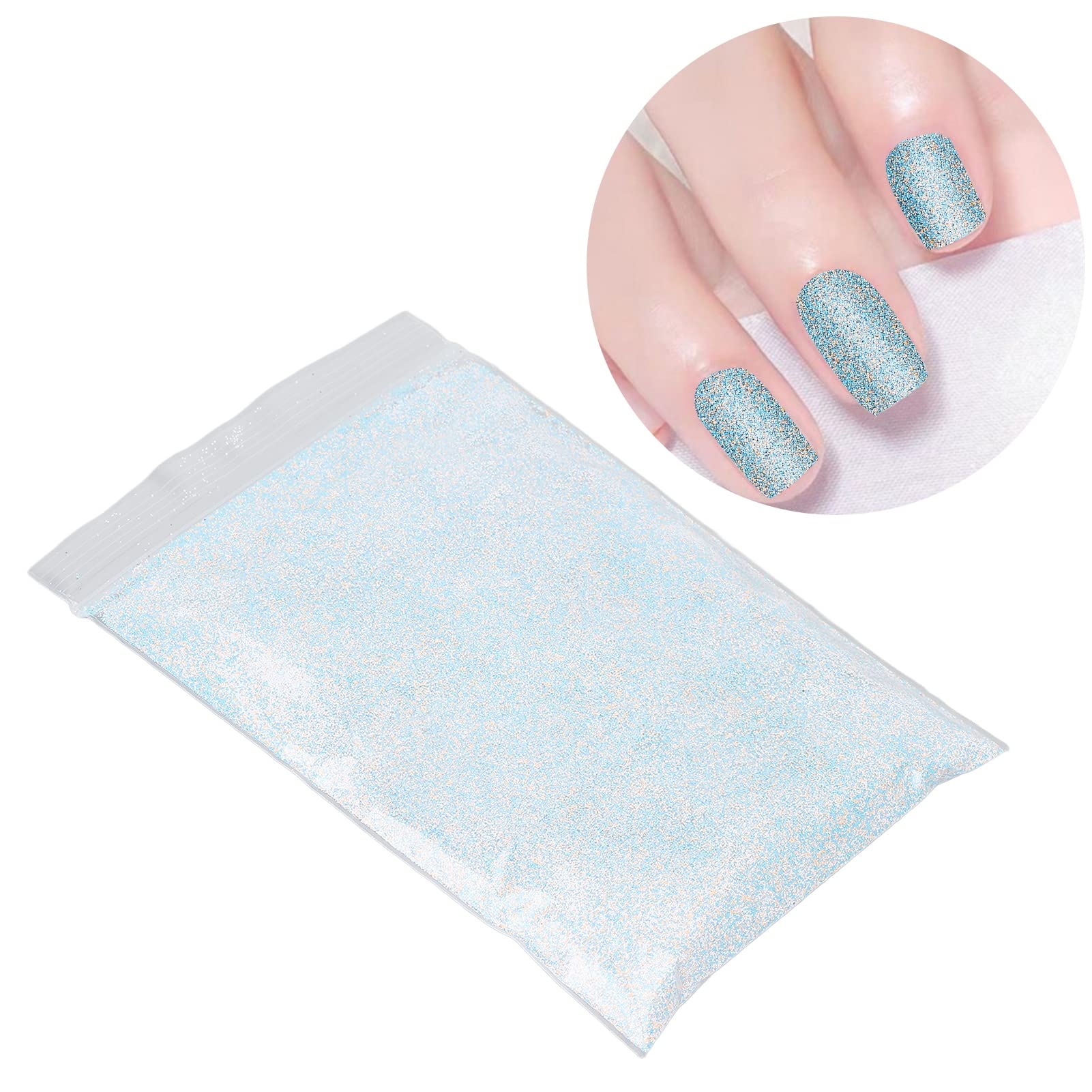 1.8oz Nail Art Sequins Powder - Shining Sugar Effect Dip Glitter for Manicure | Sparkling Nail Dust Sand for Professional & Home Salon Use | Perfect for Nail Art Decoration, DIY Designs & Special Occasions (STF16)