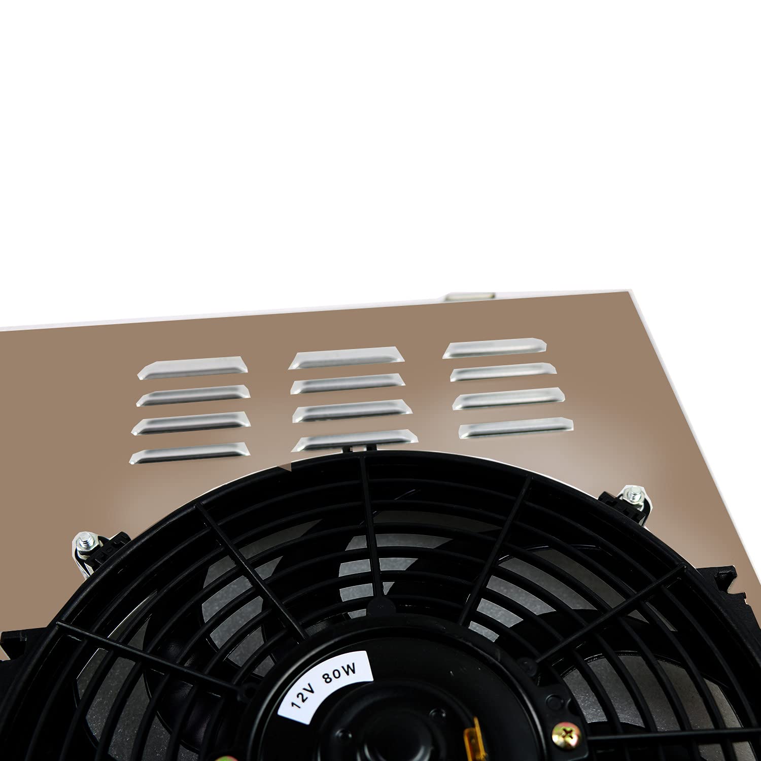 Aluminum Radiator Shroud with Dual 12