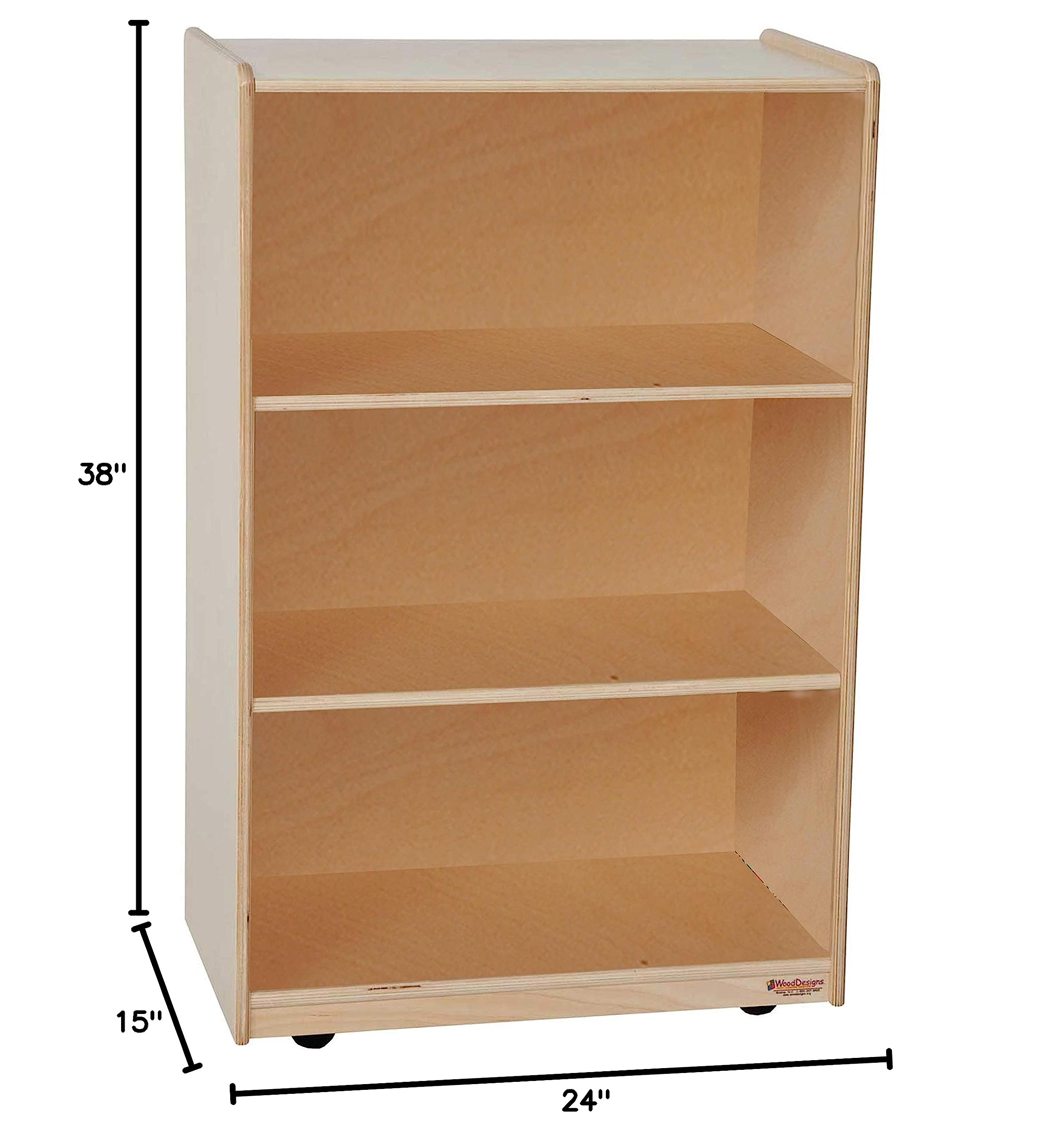 Sturdy Wooden Storage Shelf Organizer - Perfect for Home, Office & Garage Organization | Space-Saving Shelf for Books, Toys & Decor