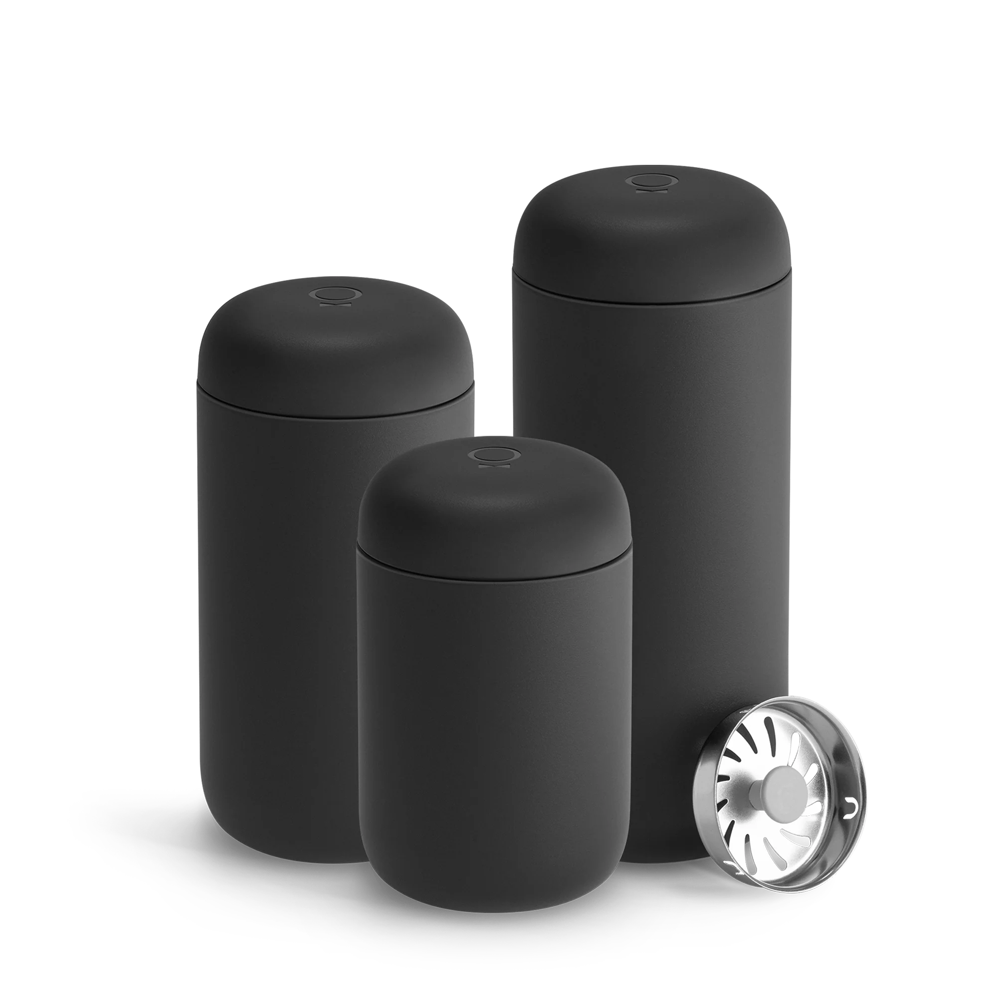 FELLOW Carter Move Mug 16oz (473ml) - Insulated Travel Coffee Mug with Leak-Proof Lid, Matte Black - Perfect for Commuting, Hiking & Office Use