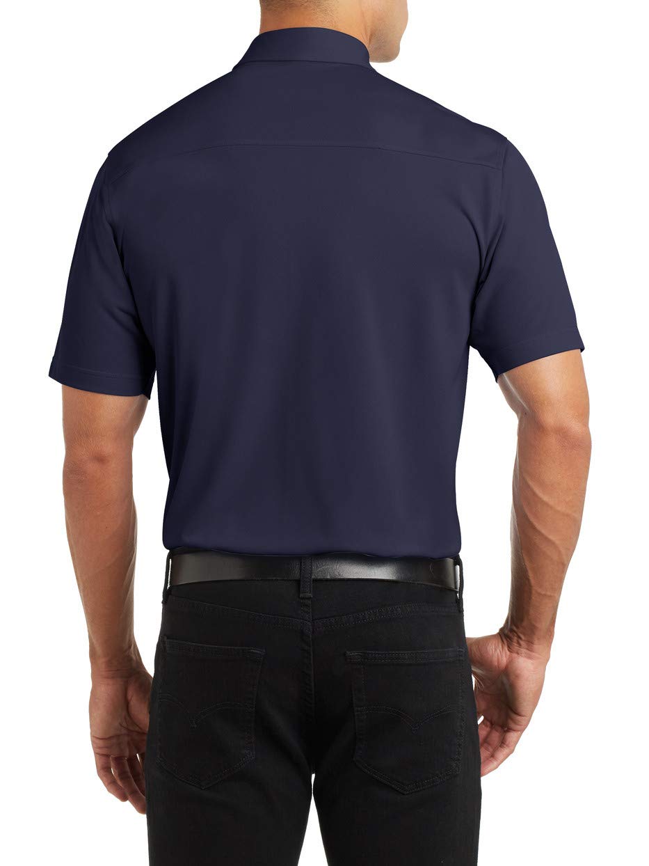 Men's Performance Polo Shirt - Breathable & Moisture-Wicking Golf & Casual Wear - Perfect for Work, Sports & Outdoor Activities