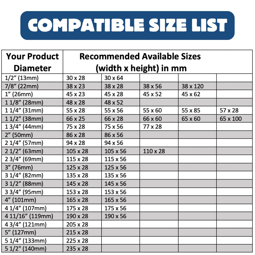 165x28mm Clear Perforated Shrink Bands for Glass & Plastic Jars (3.75