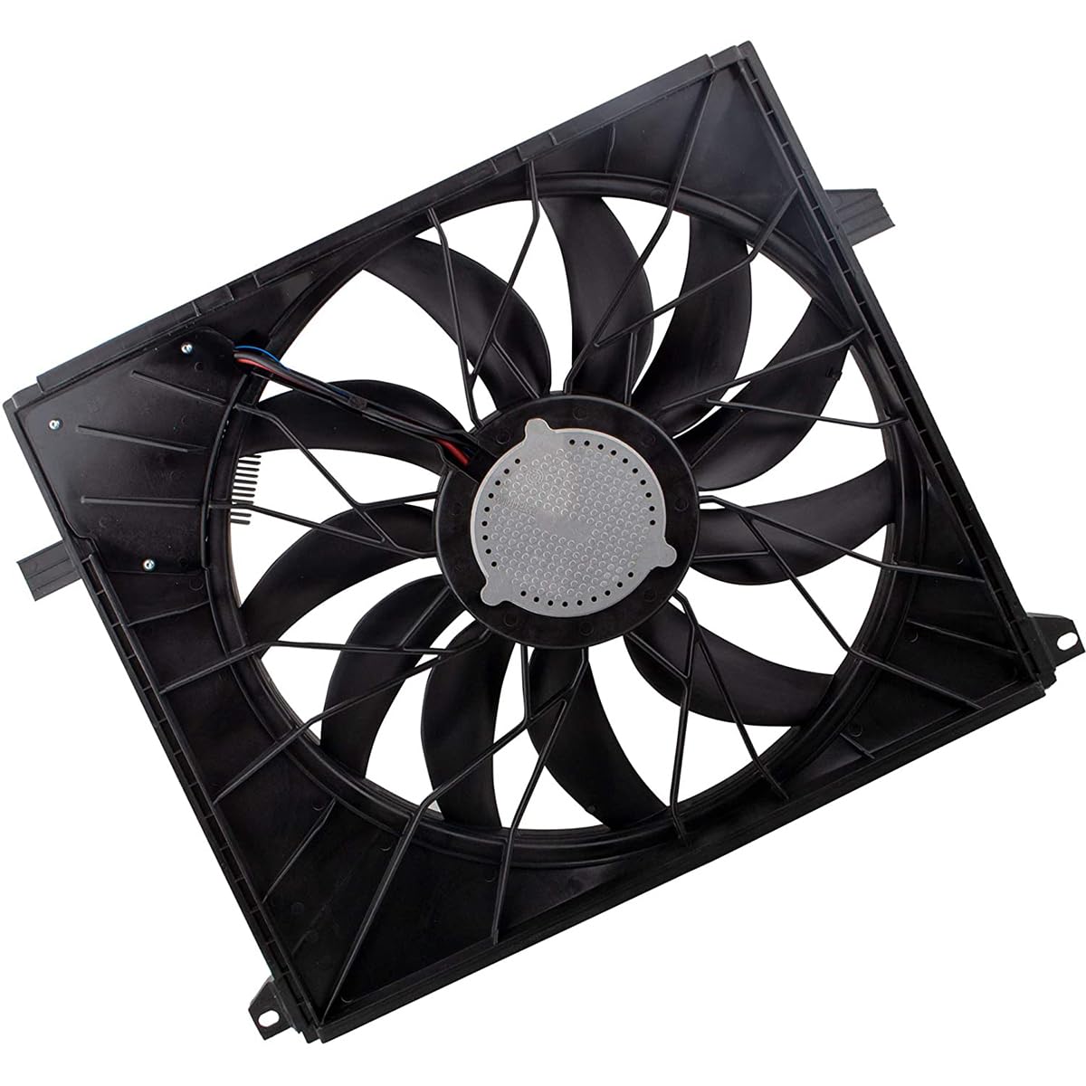 High Performance 1635000293 Brushless Engine Radiator Cooling Fan Compatible with Mercedes-Benz W163 ML55 AMG 2000-2003 Models (A1635000293, MB3115118) - Perfect for Overheating Prevention & Summer Driving