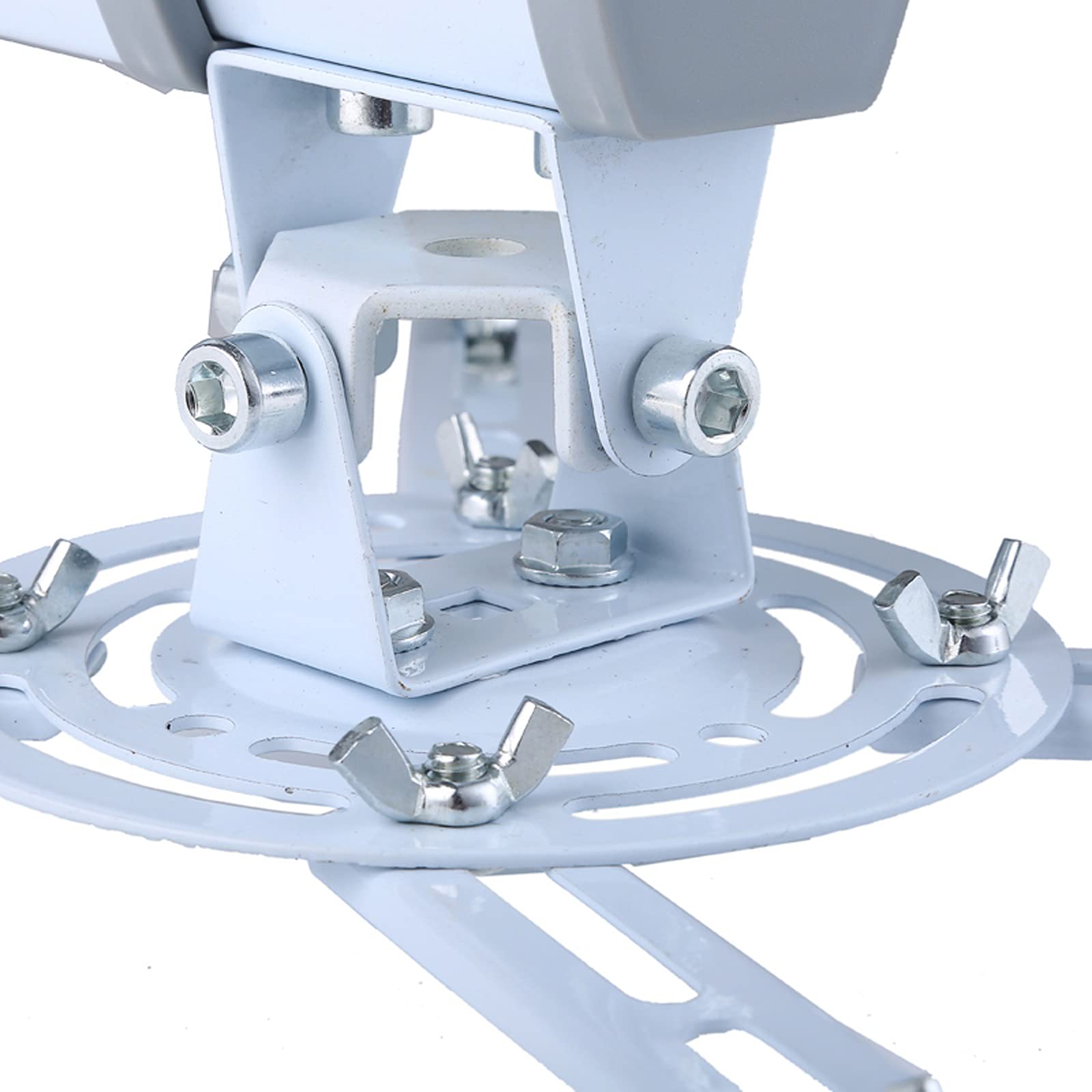 Heavy Duty Projector Mount Stand - Adjustable Wall Bracket for Short Throw & Standard Projectors (27-47 inch Extension, 22lb Capacity) - Perfect for Home Theater, Classroom & Office Presentations