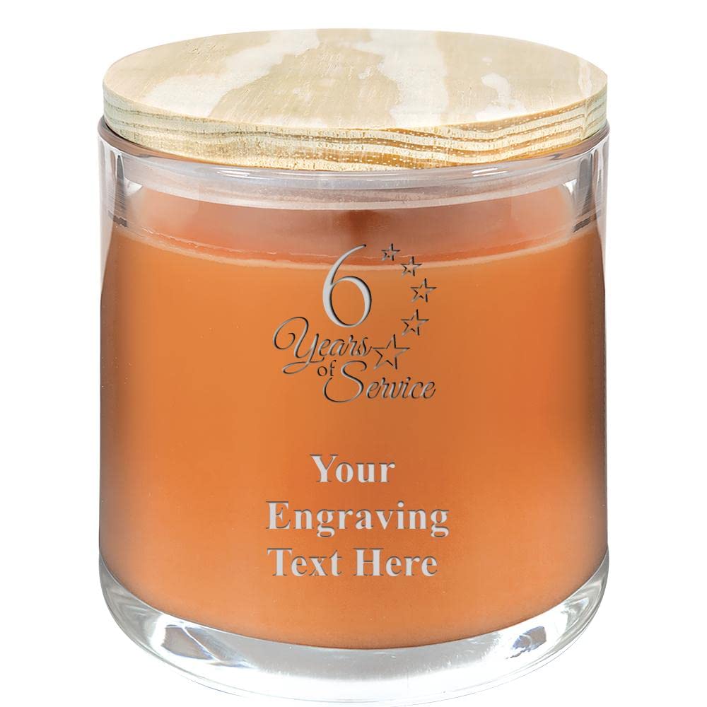 Personalized 14oz Pumpkin Spice Scented Candle - Custom Engraved Gift with 6-Year Burn Time | Fall Home Decor, Thanksgiving Centerpiece, Cozy Autumn Ambiance