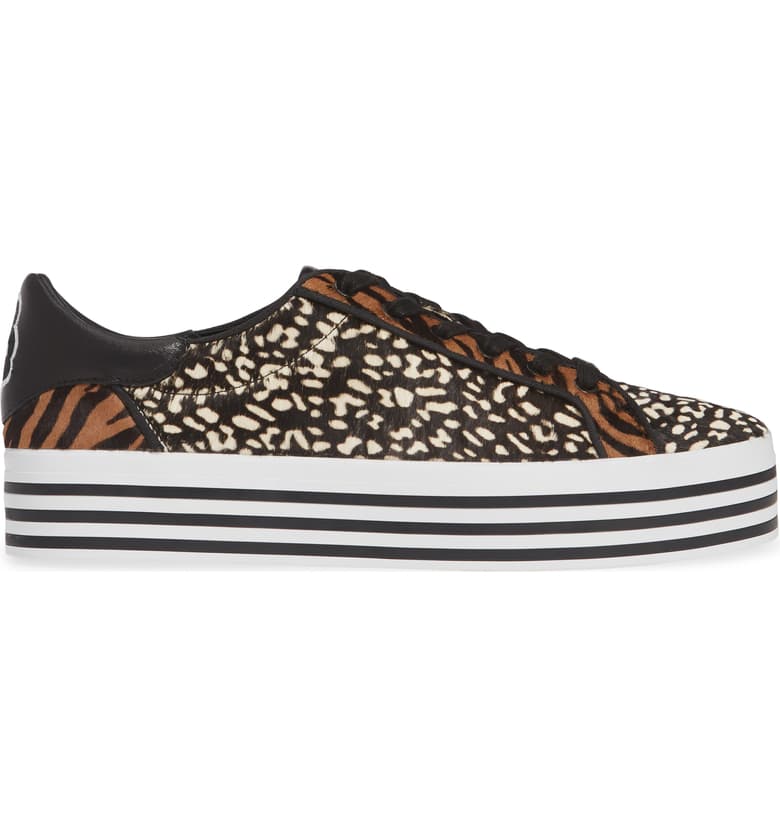 Falyn Platform Sneakers for Women - Trendy Animal Print Casual Shoes for Walking, Running & Daily Wear
