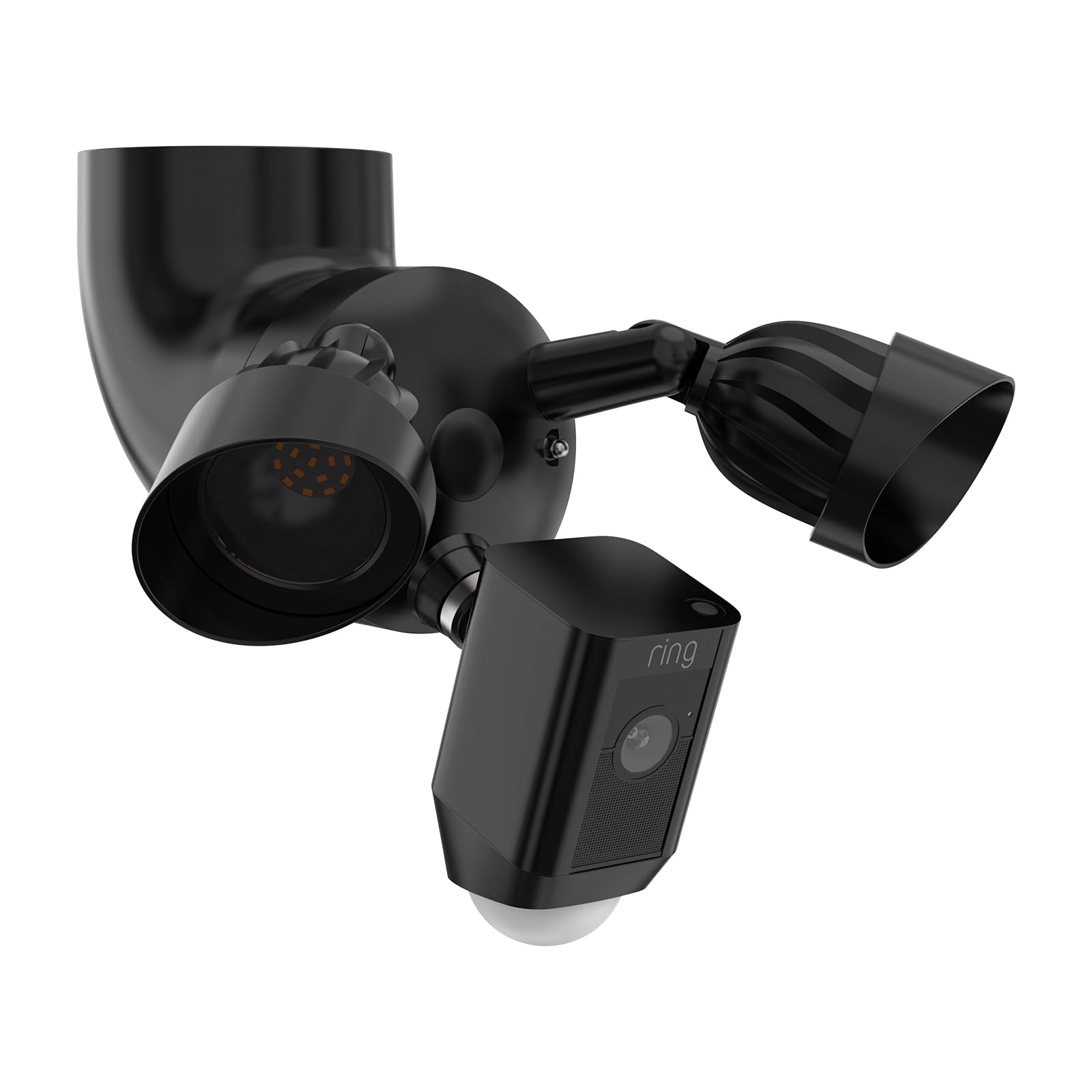 Outdoor Camera Eave Mount Bracket for Ring/Blink/Wyze Floodlight Cams - Black for Home Security