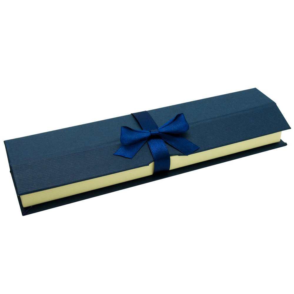 12 Pack Blue Jewelry Bracelet Display Boxes for Retail Store & Gift Packaging - Perfect for Jewelry Shops, Boutiques, and Wedding Favors