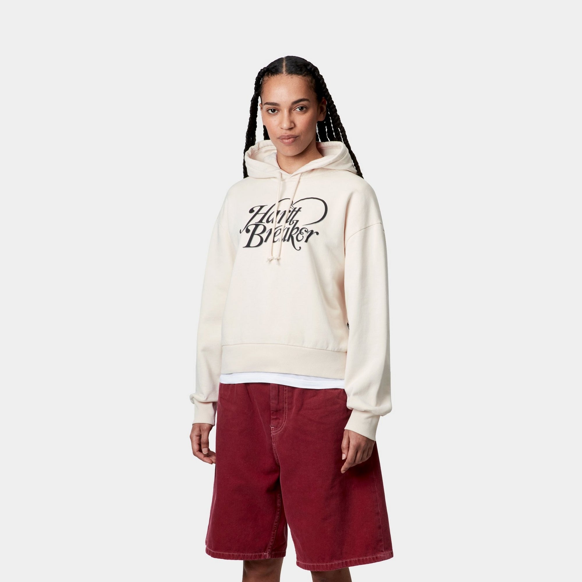 Women's Hooded Heartbreaker Sweatshirt | Soft Fleece Pullover with Front Pocket | Cozy Winter Casual Wear for Women | Perfect for Date Nights & Weekend Outings