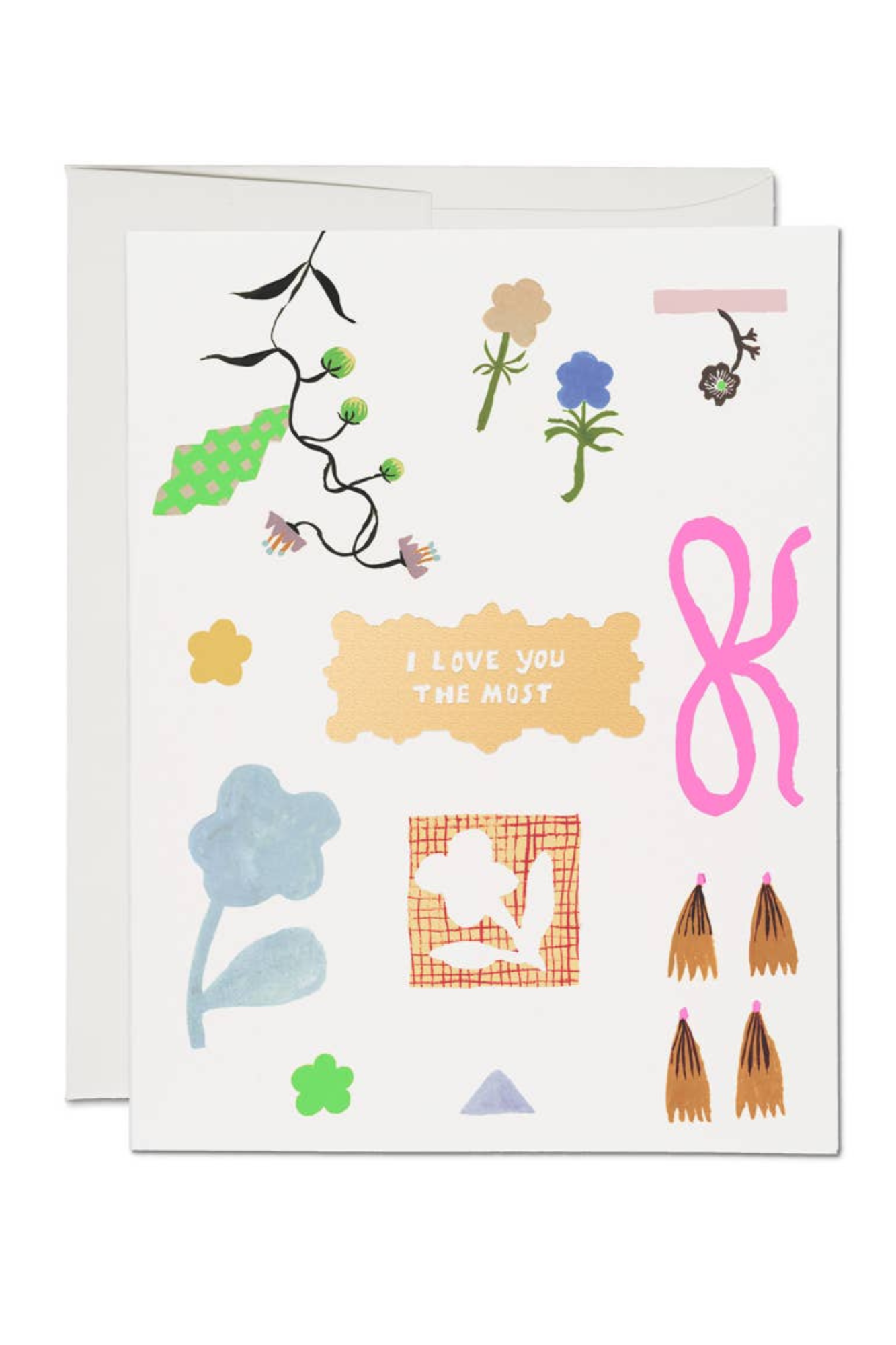 Beautiful Love Greeting Card with Petals and Blooms Floral Design - Perfect for Anniversaries, Valentine's Day & Romantic Occasions