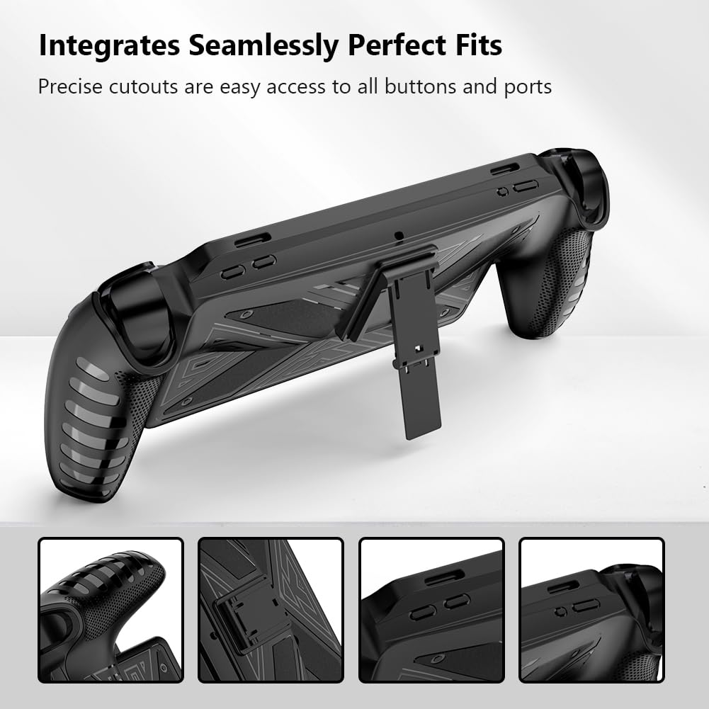 Shockproof TPU Gaming Console Sleeve Cover with Stand for PlayStation Portal Remote Player - Protective Skin Case for PS5/PS Portal - Perfect for Travel & Gaming Sessions