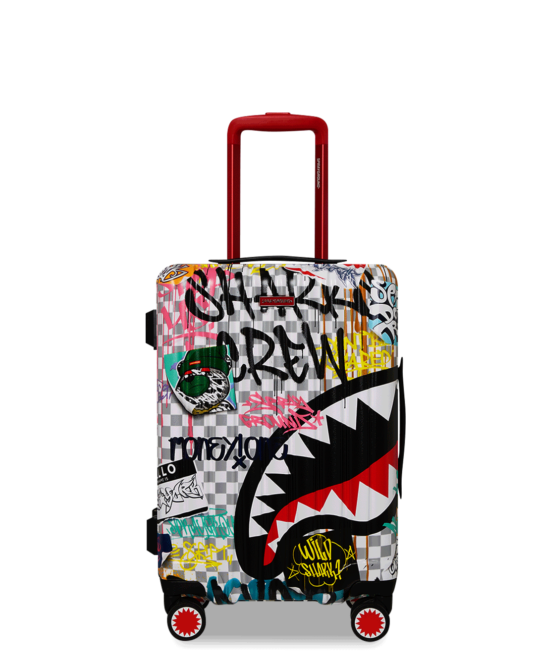 Sharknautics Hardshell Carry On Luggage - Lightweight Durable Suitcase for Travel, Business & Weekend Trips - TSA Approved Spinner Luggage with 360° Wheels