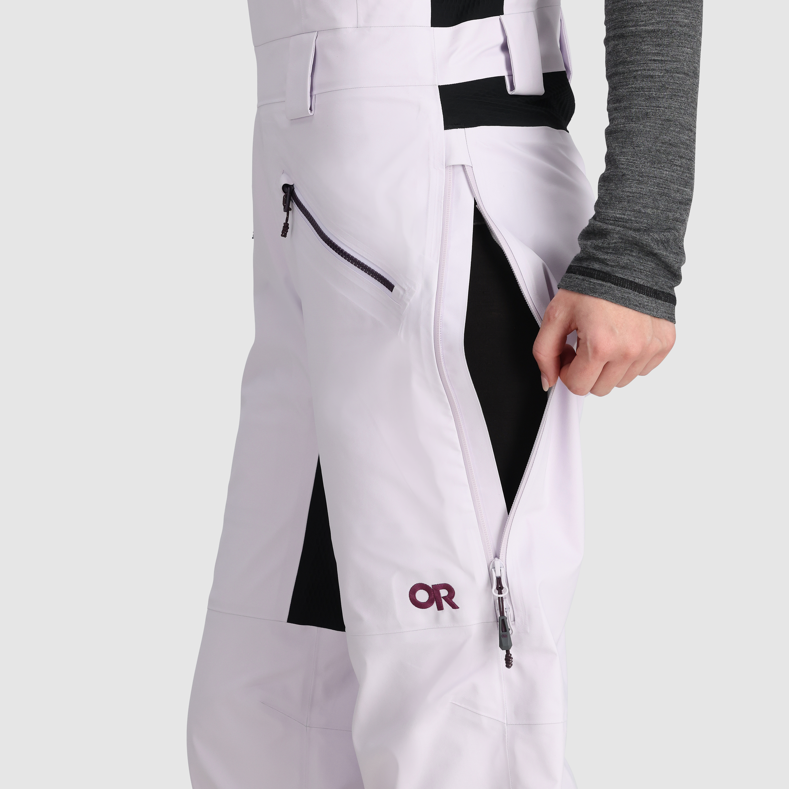 Women's Waterproof GORE-TEX Ski Bib Pants - Insulated Winter Snow Pants for Skiing, Snowboarding & Outdoor Activities
