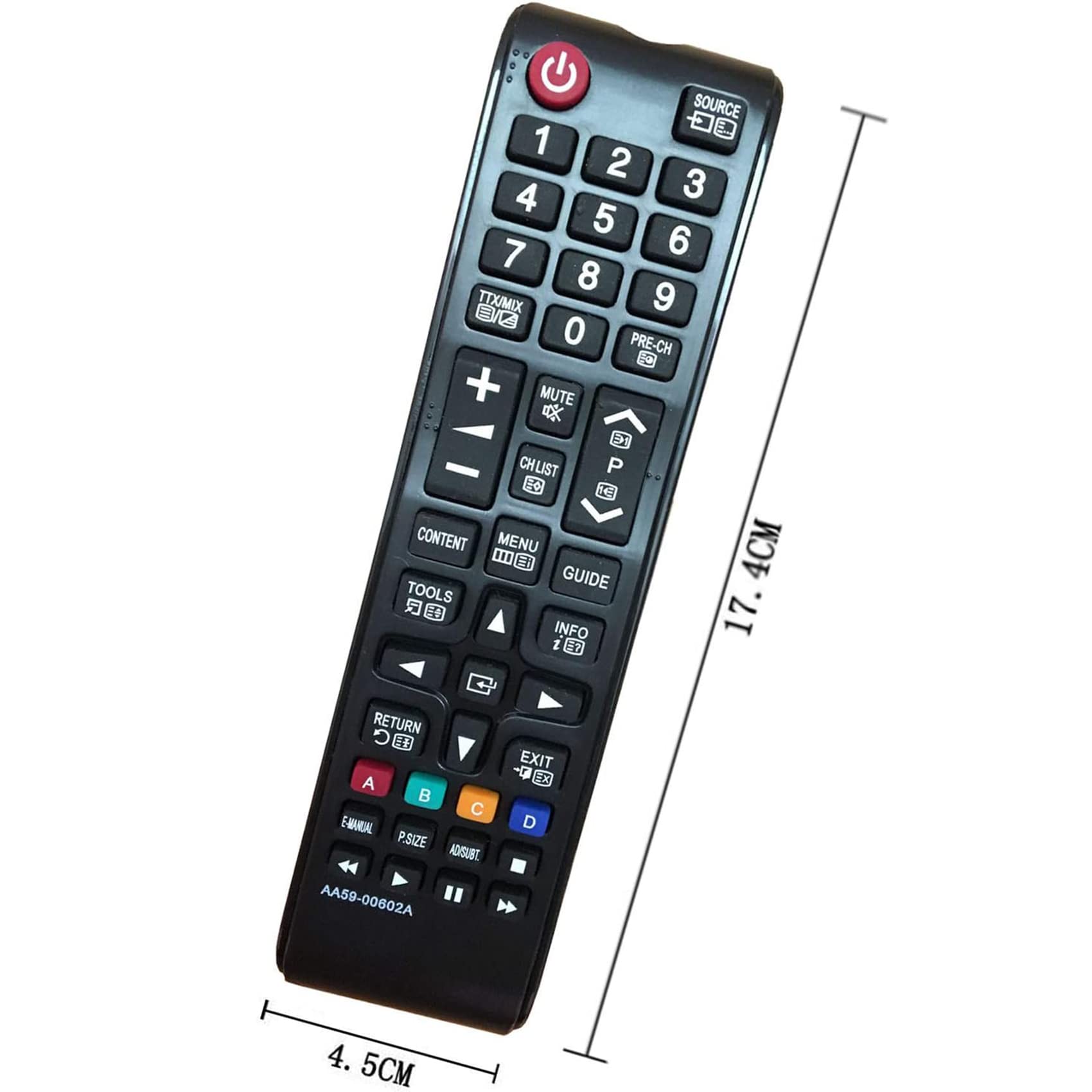 Samsung AA59-00602A Universal Remote Control Replacement - Compatible with Samsung Smart TVs, Blu-ray Players & Home Theater Systems | Easy Setup for Living Room Entertainment