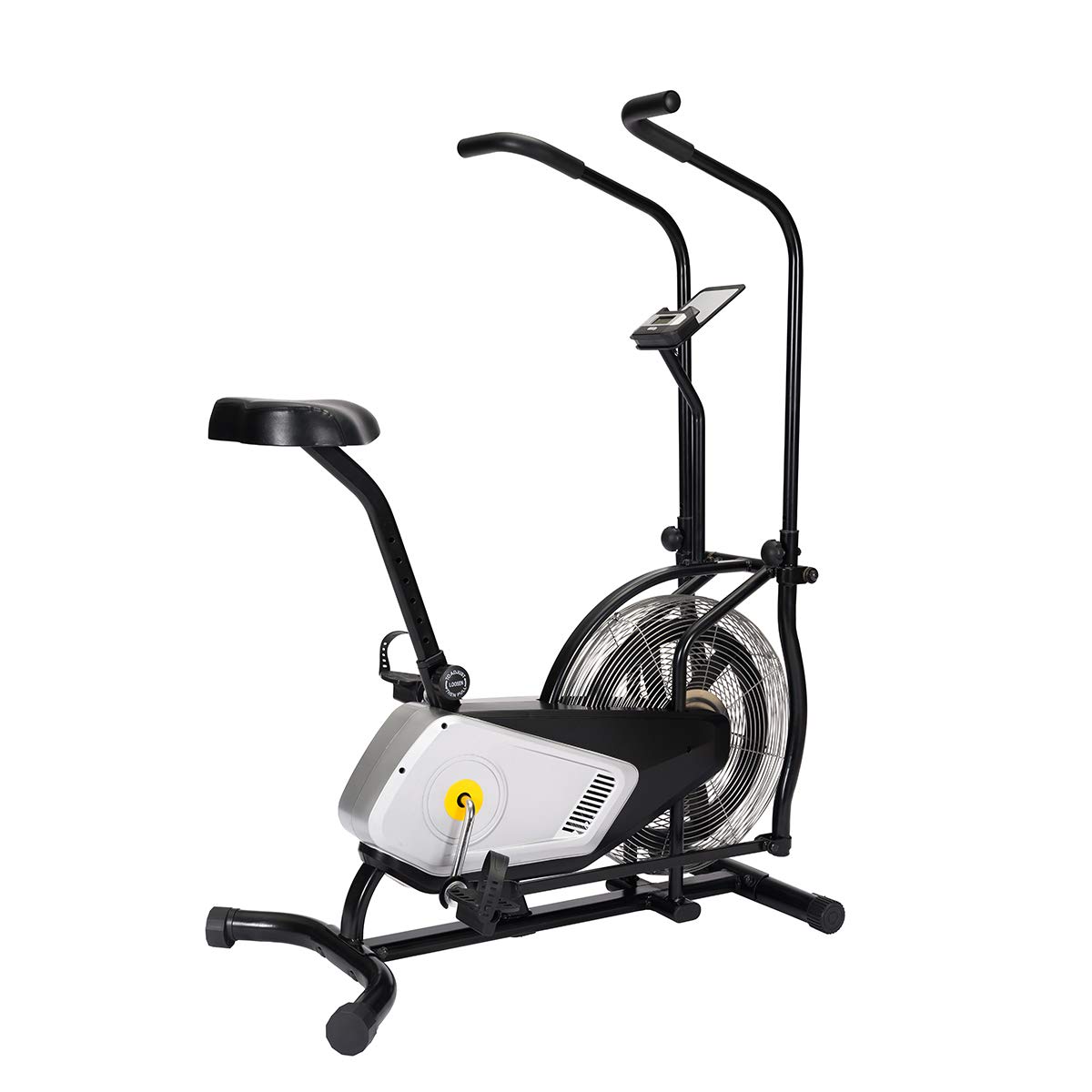 Henf Air Bike - Upright Air Resistance Fan Bike for Home Gym, Indoor Cycling & Cardio Workout | Perfect for Home Fitness, Weight Loss & Full-Body Exercise