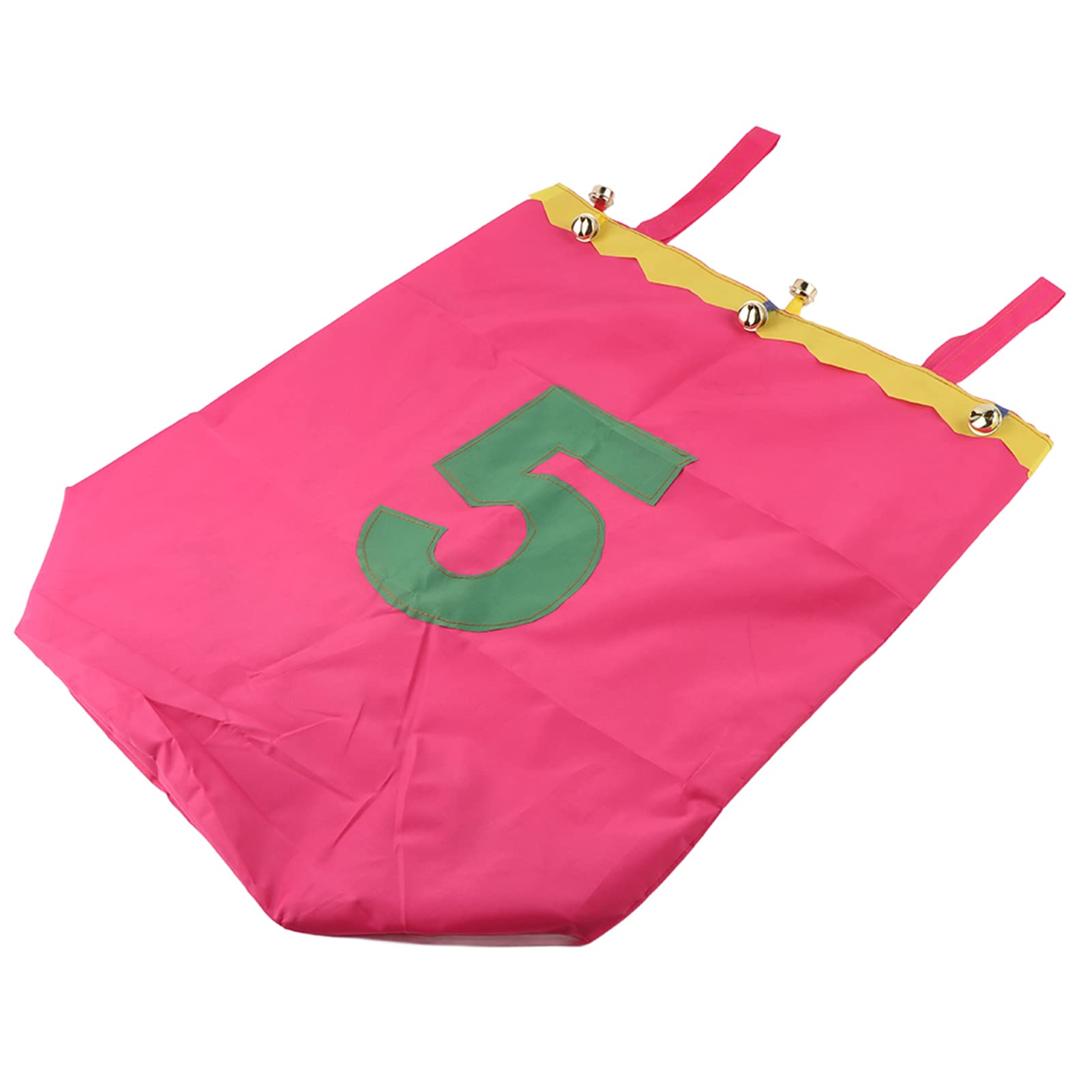 LENIO Potato Sack Race Bags with Bells - Kids Jumping Burlap Toy for Balance Training, Outdoor Games, and Fun Activities - Perfect for Birthday Parties, Field Day Events, and School PE Classes