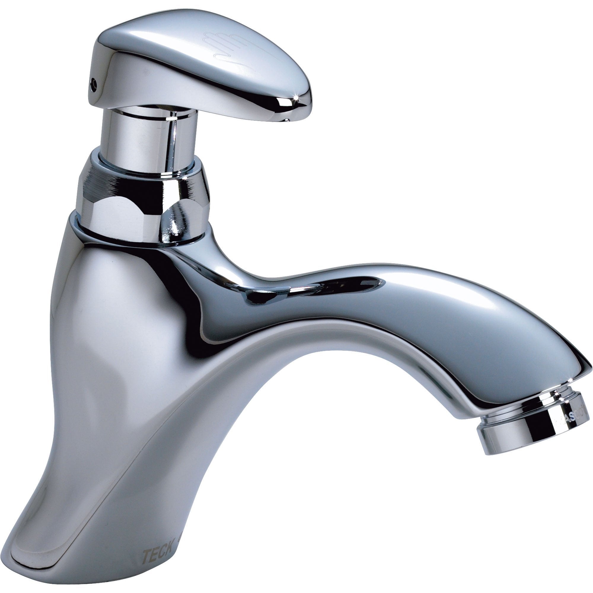 Delta 540330 Chrome Single Handle Mid-Arc Bathroom Faucet - Perfect for Modern Vanities and Small Bathroom Spaces