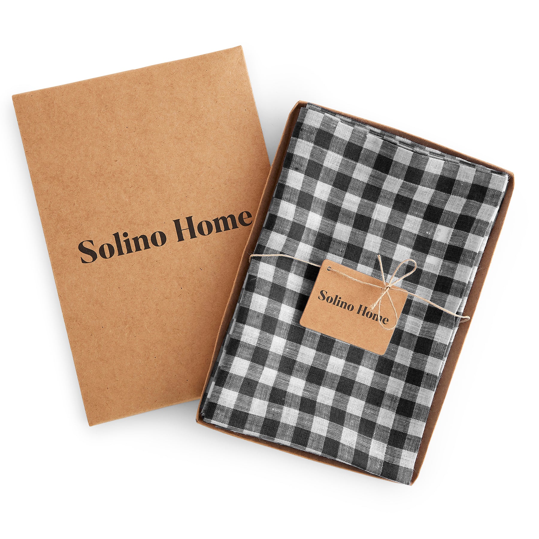 Premium Gingham Checkered Napkins Set of 4 - 100% Cotton Kitchen & Dining Cloth for Parties, Picnics, and Everyday Use