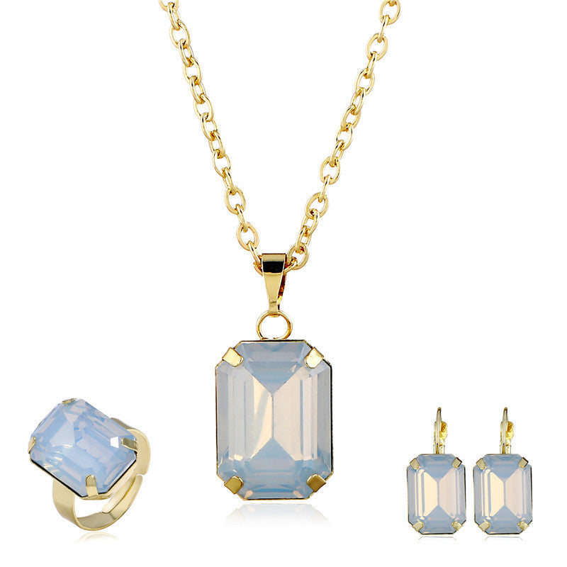 Elegant European & American Bridal Jewelry Set - Wedding, Engagement & Special Occasion Accessories for Brides