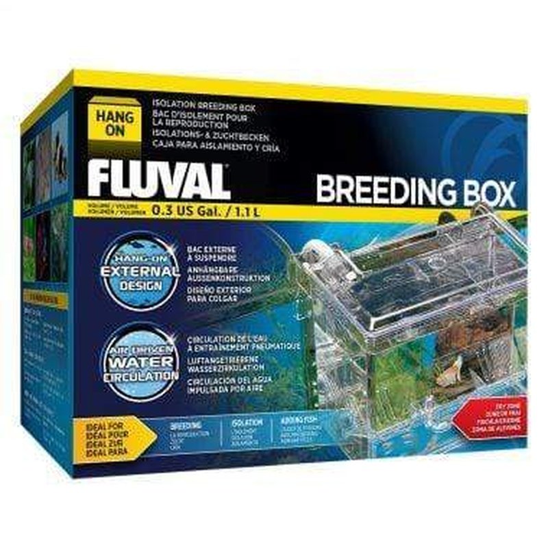 Fluval Hang On Breeding Box - Fish Tank Nursery for Livebearers, Fry & Shrimp | Perfect for Guppy, Betta & Aquarium Breeding