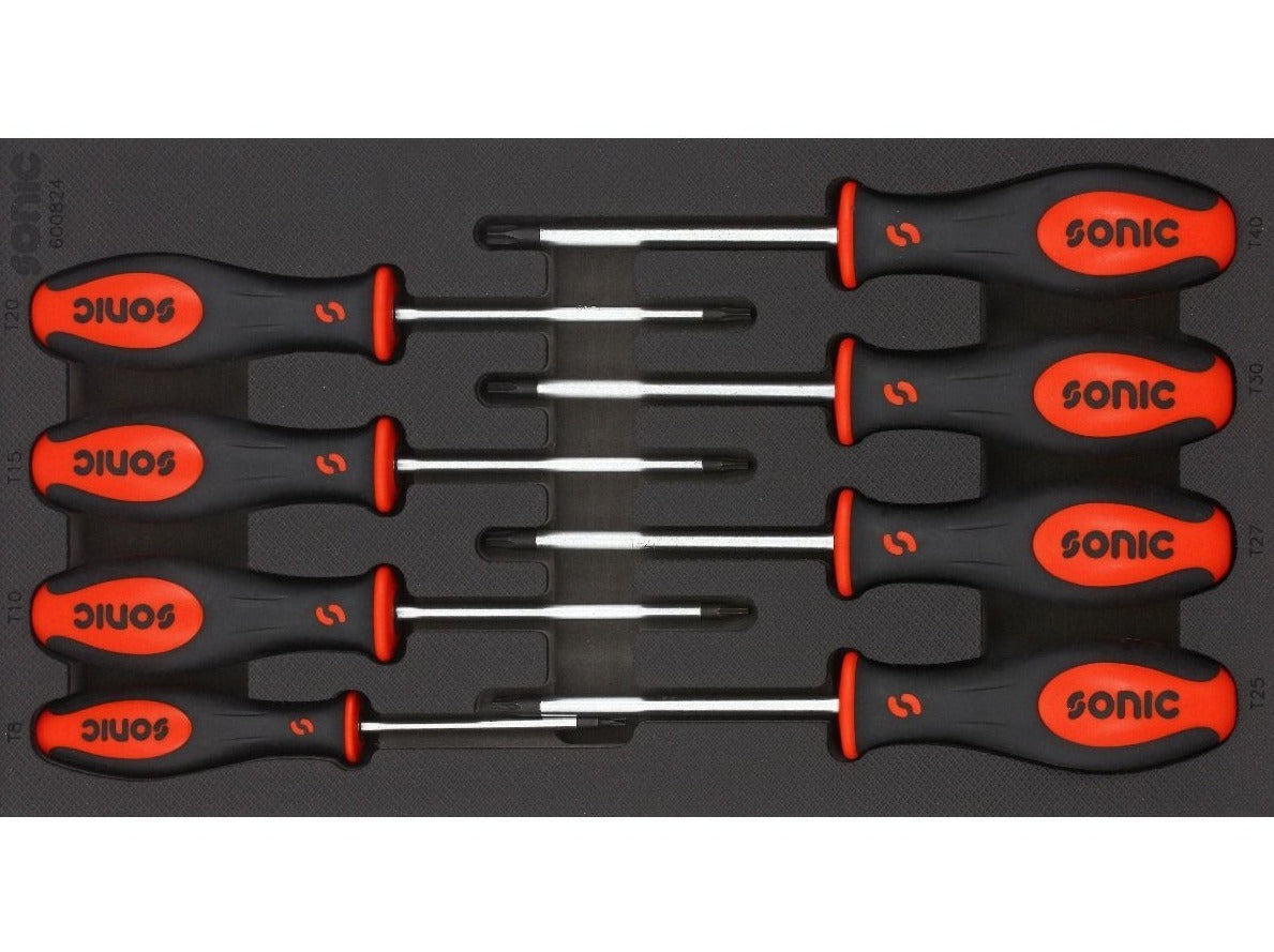 8-Piece Sonic Foam System Screwdriver TX Set (Small 1/3) - Professional Precision Tools for Electronics Repair & DIY Projects