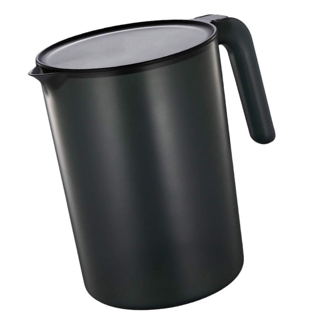 2500ml Large Plastic Juice Pitcher with Lid, Handle & Strainer - Cold Water Carafe for Juice, Beverages, Ice, Milk Tea - Perfect for Parties, BBQs & Kitchen Use
