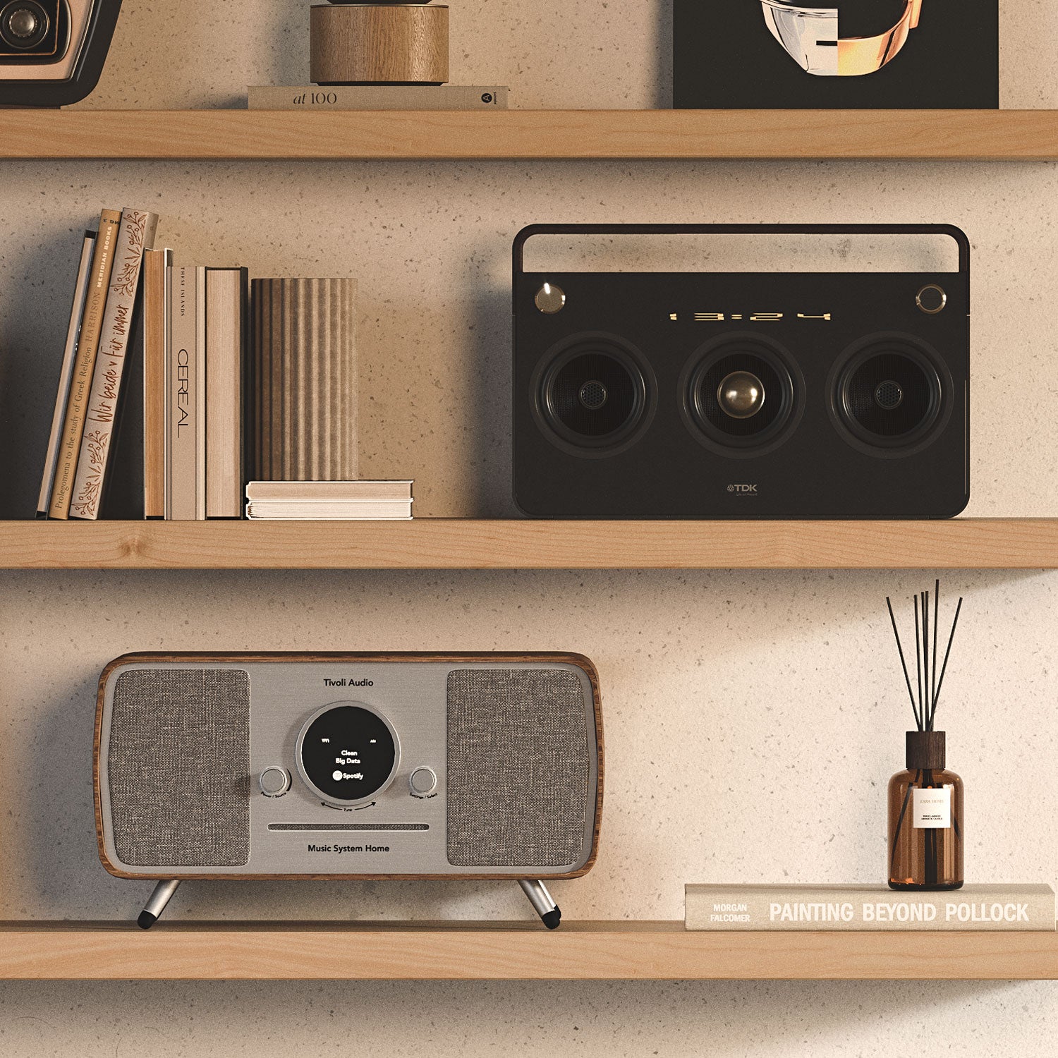 Aksel Alder Floating Shelf - Premium Wood Wall Shelves for Home Decor, Books & Display - Perfect for Living Room, Bedroom, Bathroom & Office Organization