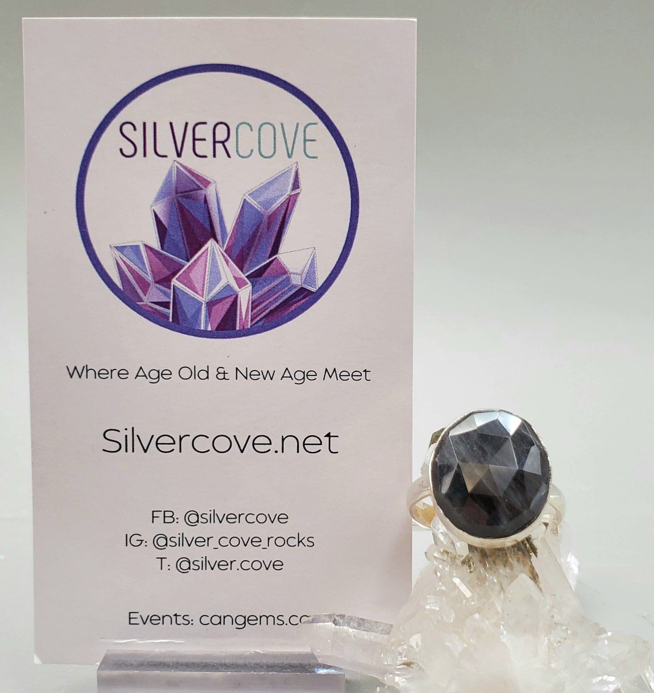 925 Sterling Silver Canadian Sapphire Ring - Size 7.5 | Elegant Birthstone Jewelry for Women, Perfect for Engagement, Anniversary & Special Occasion Gifts