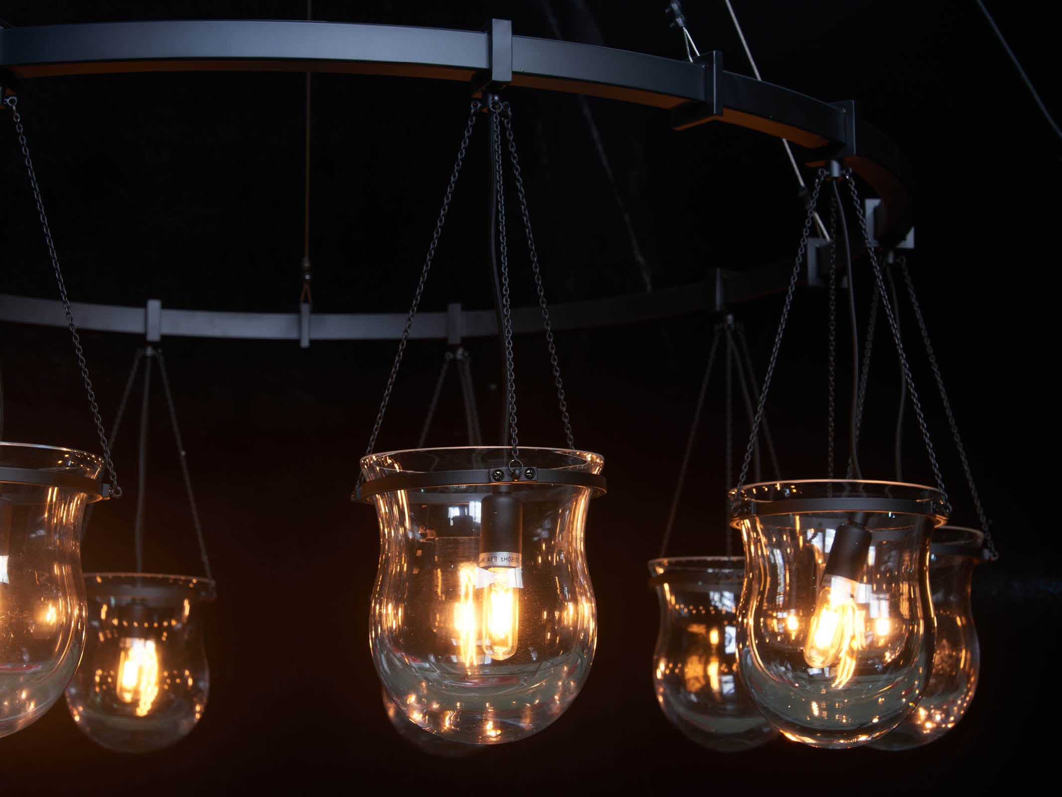 Elegant Noor Chandelier - Modern Crystal Ceiling Light Fixture for Dining Room, Living Room & Bedroom Decor