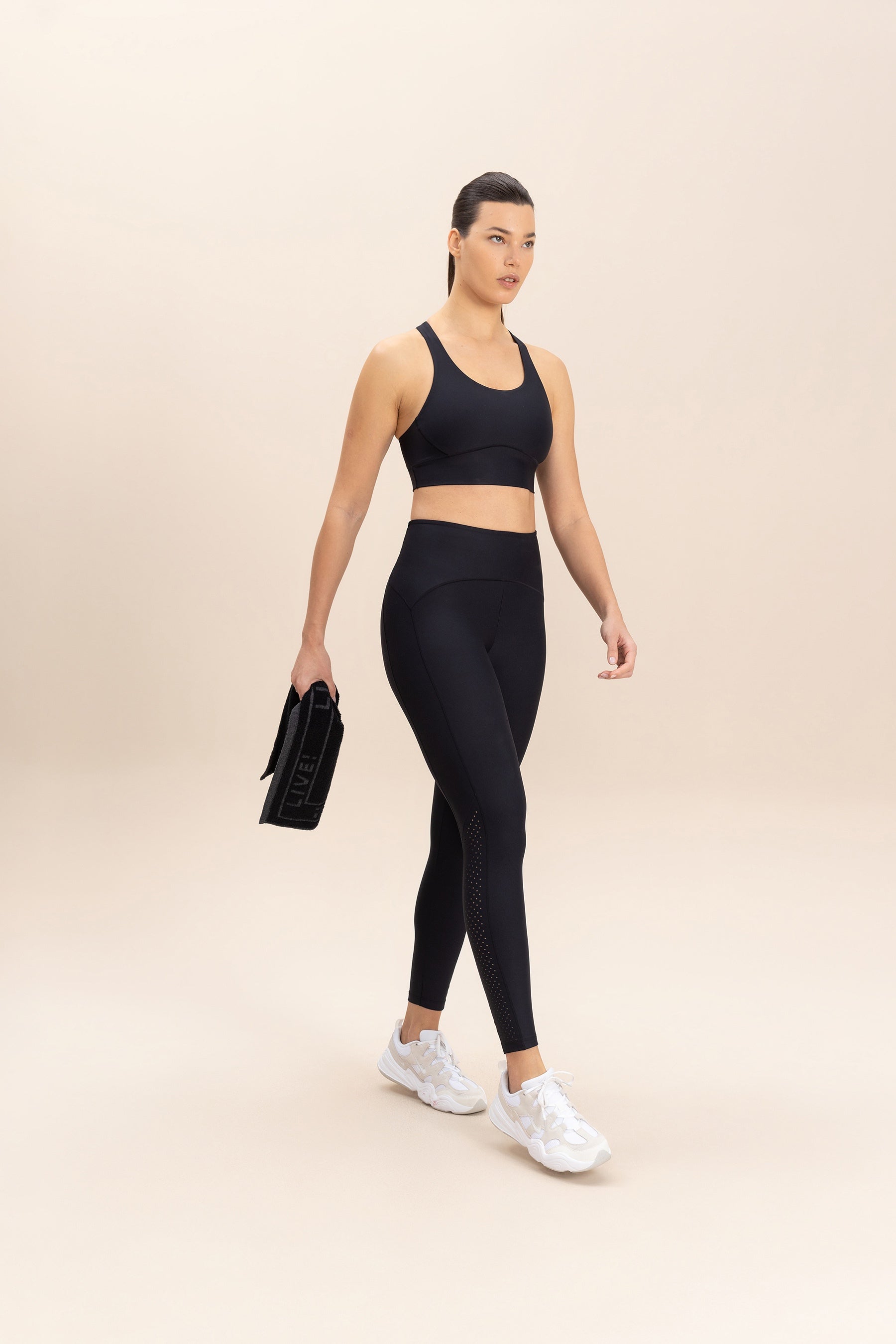 Aero Lazer Neoprene Sports Bra for Women - High Impact Workout, Running, Yoga & Gym - Breathable Supportive Fitness Top for Active Lifestyle