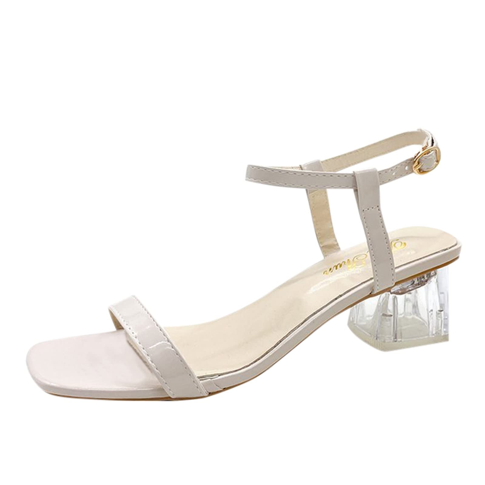 Crystal Glass Slippers for Women - Elegant Gold Platform Wedding Heels, Comfortable Black Block Heels for Brides & Dancers | Perfect for Weddings, Prom, Ballroom Dancing & Special Occasions