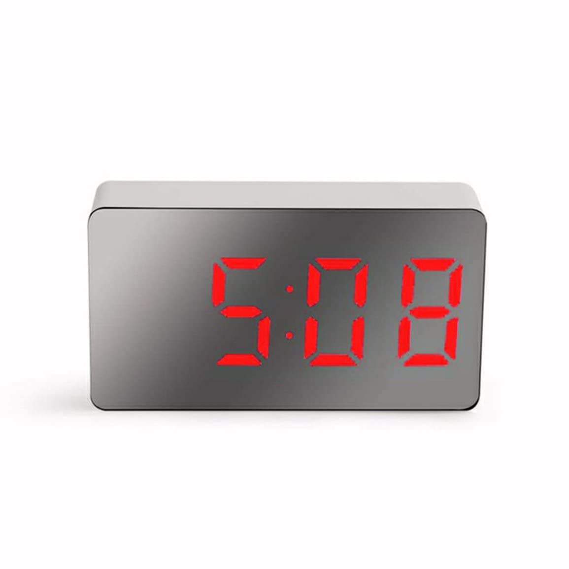XYLXJ Smart Timer - Mini Square Digital Alarm Clock with Luminous Display, Simple & Practical for Home, Office, Bedroom (Red) | Perfect for Nighttime Use, Desk Decor, and Time Management