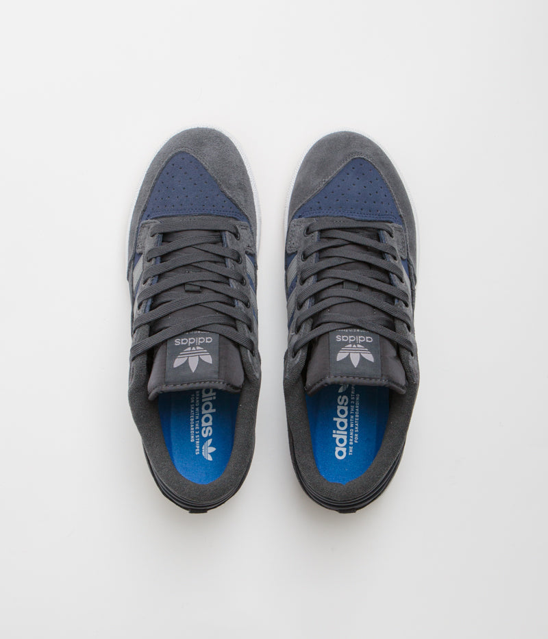 Adidas Centennial 85 Low ADV Sneakers - Carbon Grey Navy Retro Basketball Shoes for Men | Vintage Style Casual Wear & Street Fashion