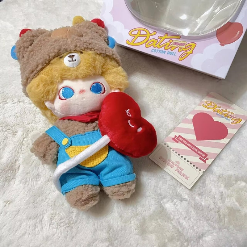 DIMOO Plush Stuffed Animal Toy - Cute Heart Balloon Dating Doll for Valentine's Day Gifts, Birthday Presents, and Home Decor