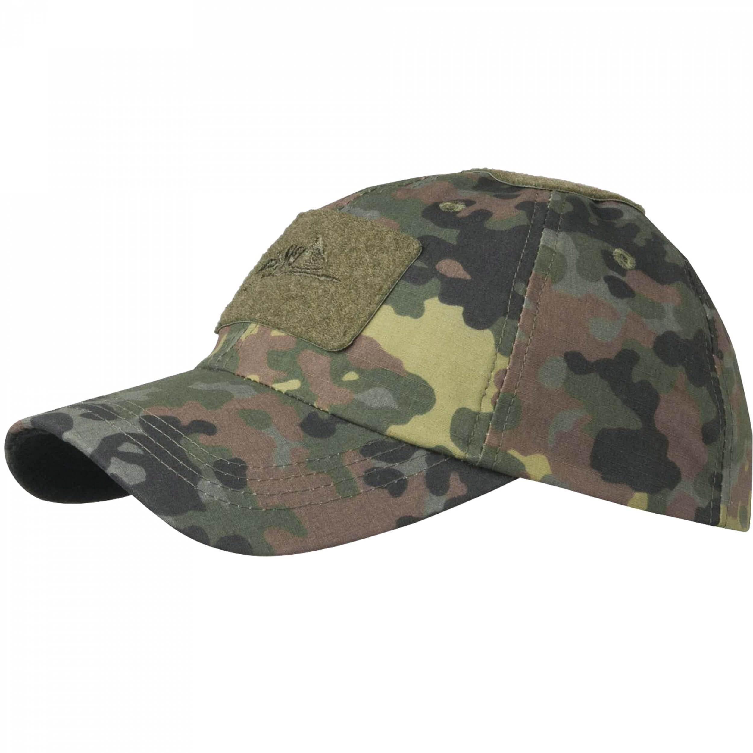 Helikon-Tex Men's Tactical BBC Cap - Military Style Polycotton Ripstop Hat in PL Woodland Camo - Perfect for Outdoor Adventures, Hunting & Tactical Operations