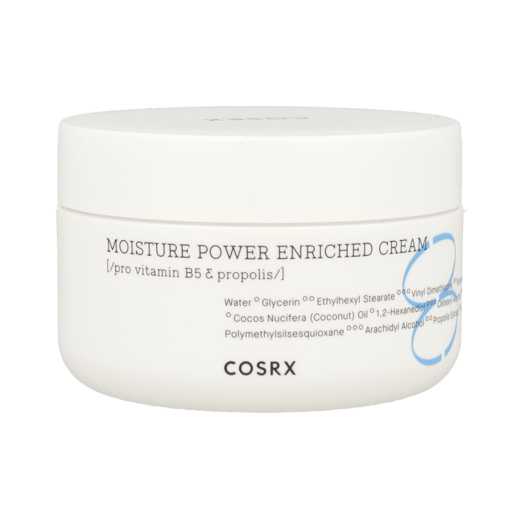 COSRX Hydrium Moisture Power Enriched Cream 50ml - Intense Hydrating Face Moisturizer for Dry & Sensitive Skin | Korean Skincare with Hyaluronic Acid & Ceramides | Day & Night Cream for Glowing Complexion