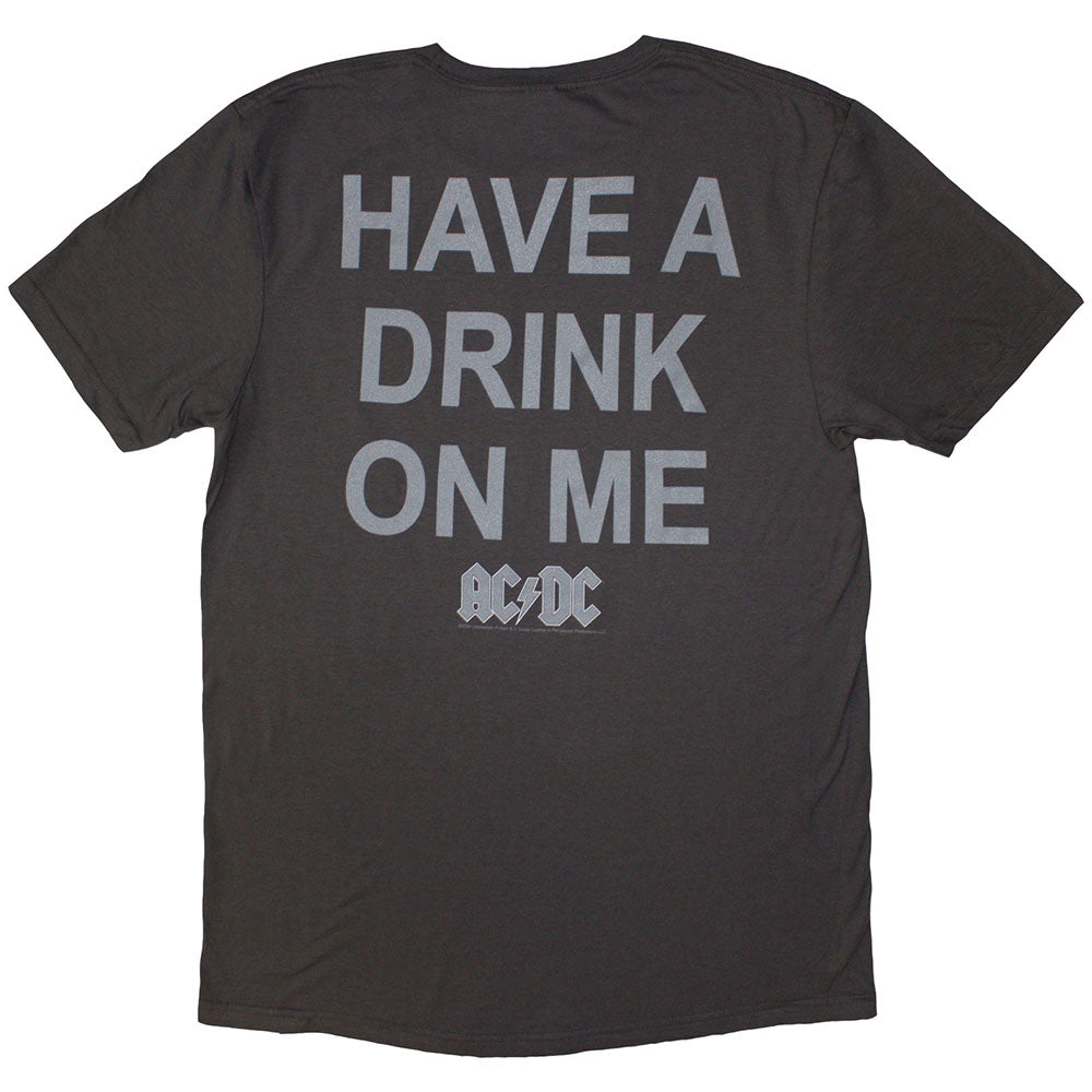 AC/DC Band Vintage Rock T-Shirt - Have A Drink On Me Tour Graphic Tee | Perfect for Concerts, Parties & Rock Music Fans