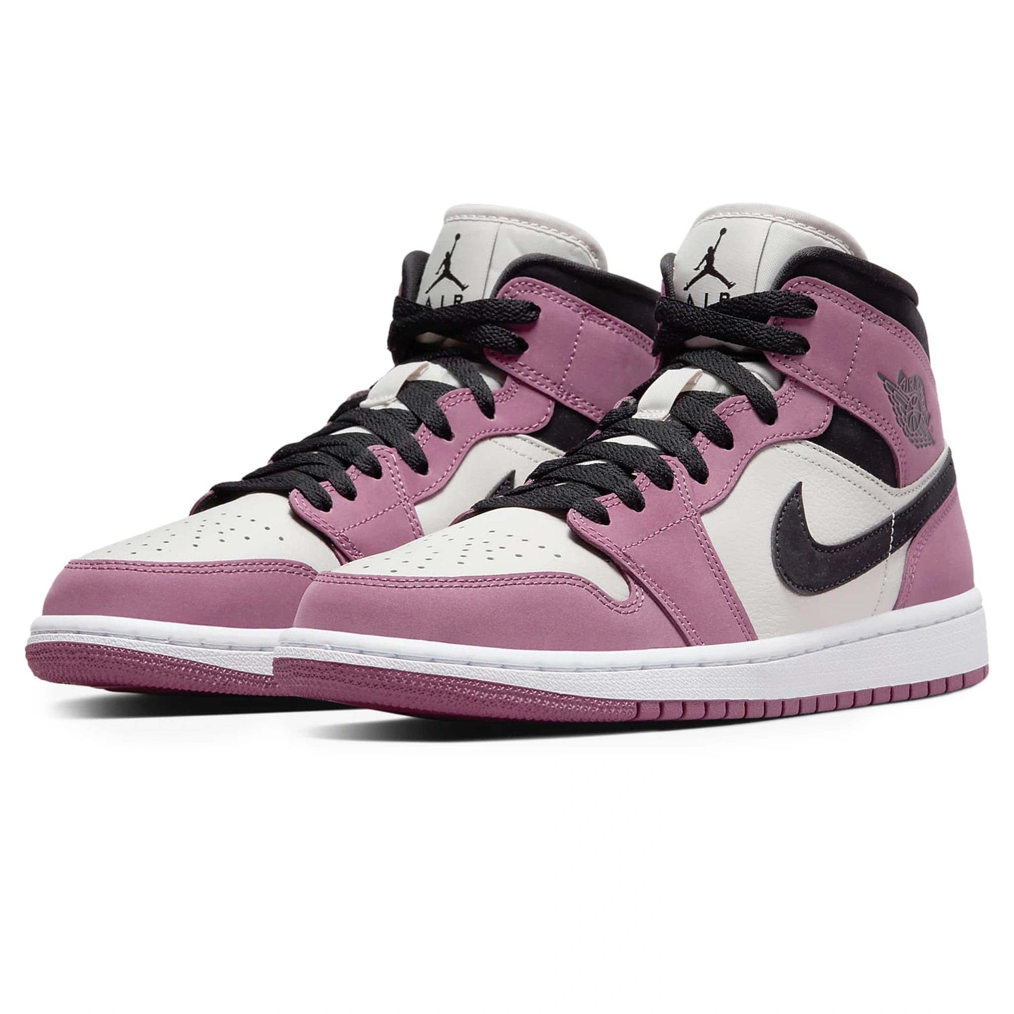 Air Jordan 1 Mid SE Berry Pink Women's Basketball Shoes - Stylish Sneakers for Casual Wear, Gym & Street Fashion