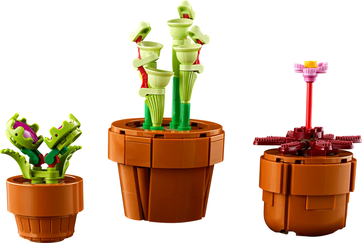 LEGO Botanical Collection Tiny Plants Building Kit - Creative DIY Mini Succulents & Cactus Set for Home & Office Decor, Gift for Plant Lovers