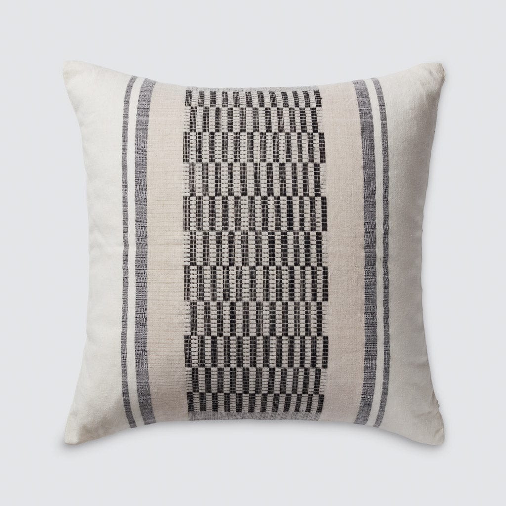 Adhira Woven Pillow Cover - Soft & Breathable Ecru Linen Cushion Case for Living Room, Bedroom, and Sofa Decor