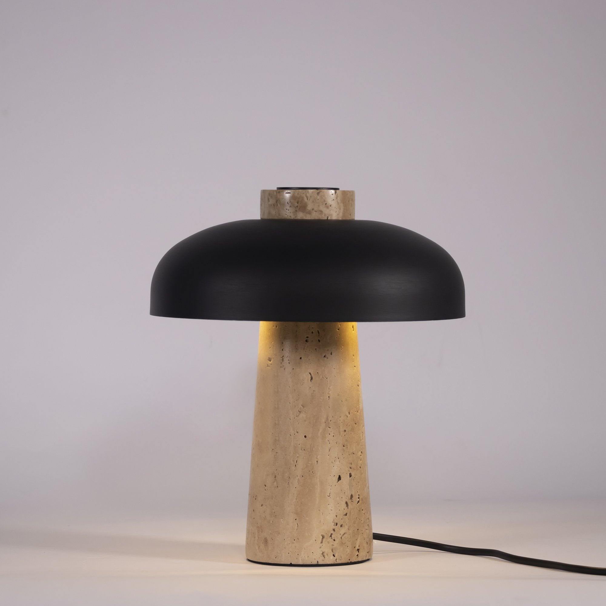 Modern Terra Dome Table Lamp - Stylish LED Bedside Lamp for Bedroom, Living Room & Office - Warm White Light with Adjustable Brightness - Perfect for Reading, Relaxing & Decor